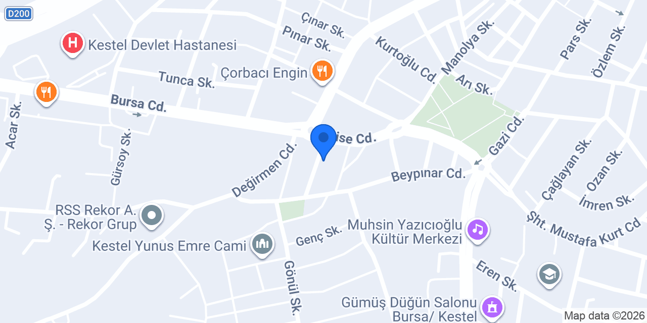 Kestel Lale Bahçesi Anaokulu konumu