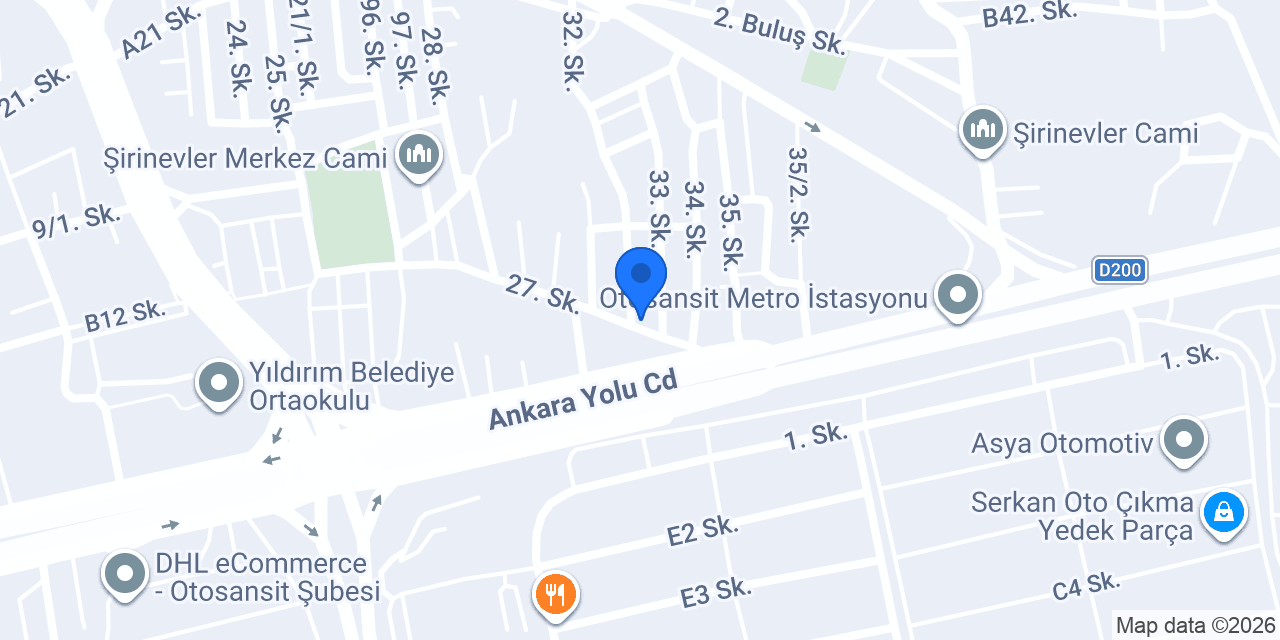 TOPRAKLAR AVM konumu