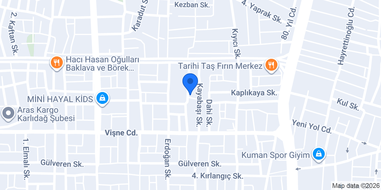 Emr Oto Kuaför konumu