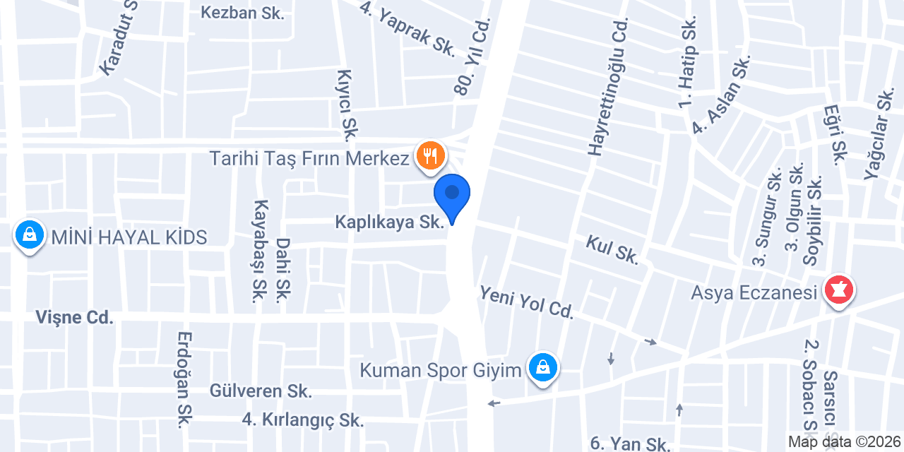 Yavuz Vinç nakliye platform konumu