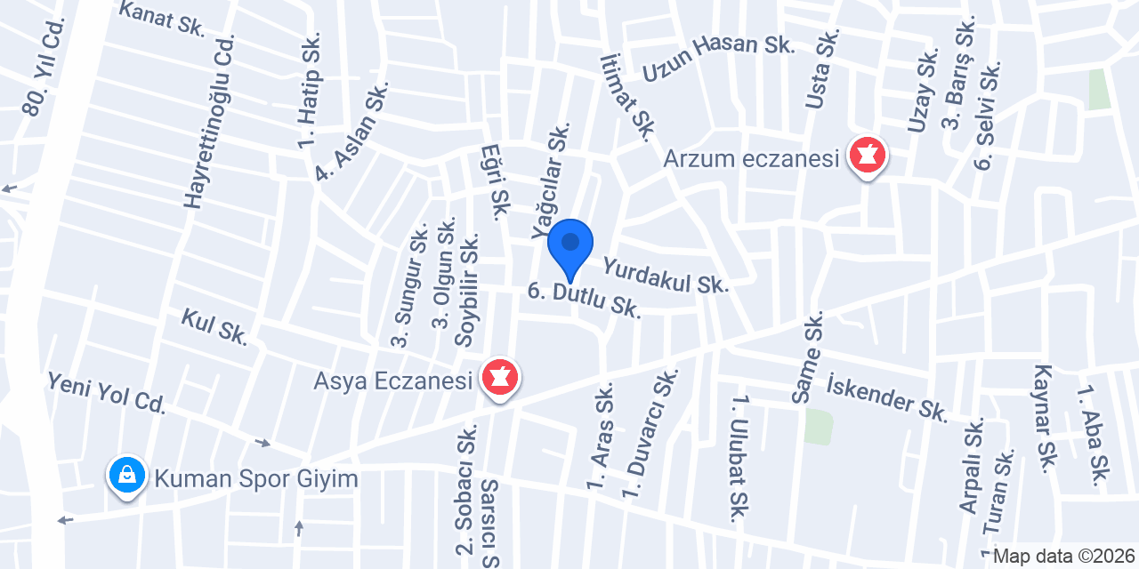 SB ÜTÜ PAKET konumu
