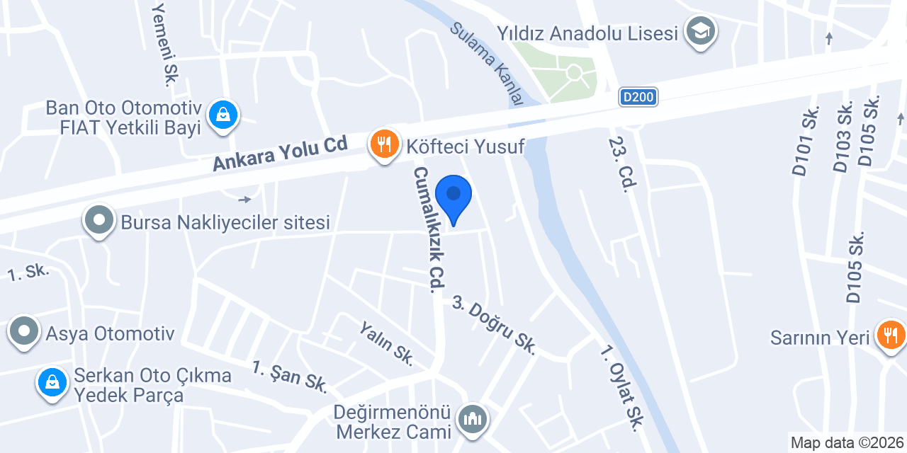Tekinalp Kuyumcu konumu
