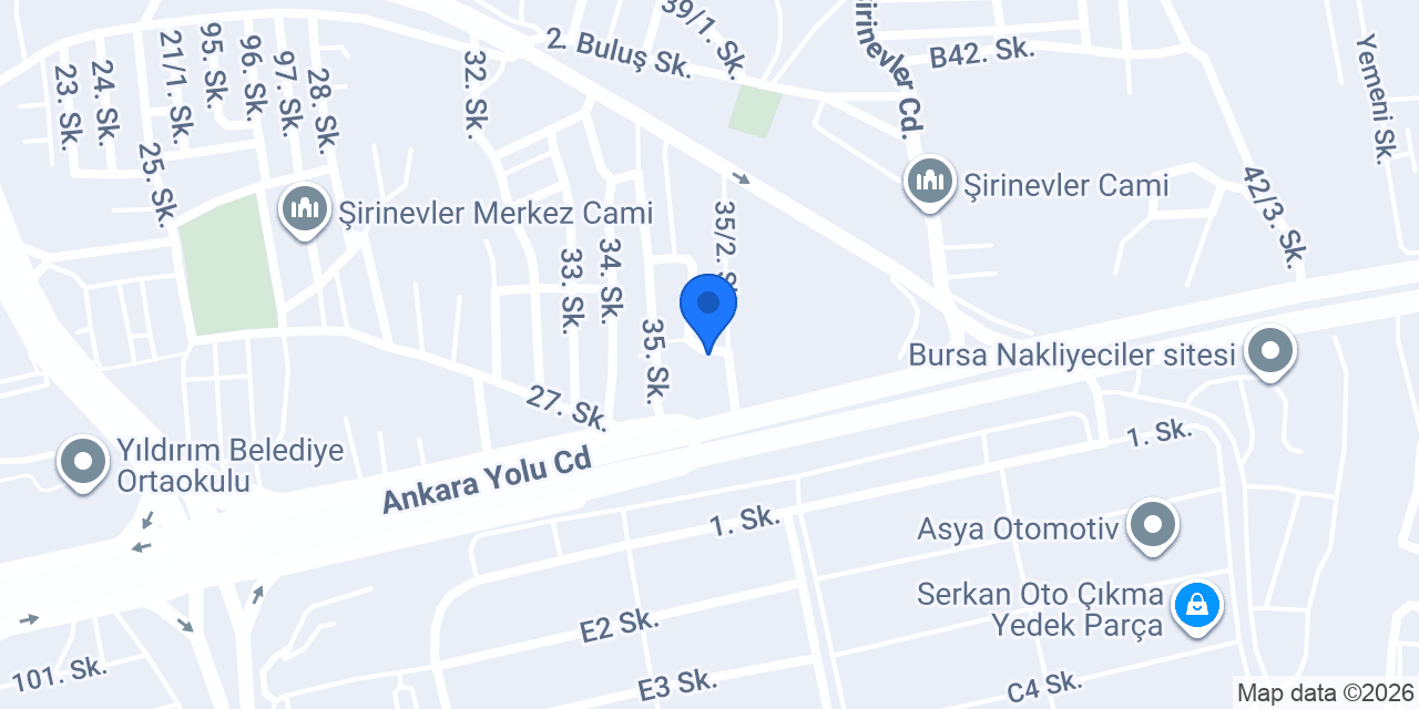 ASAF Mobilya VE Dekorasyon konumu