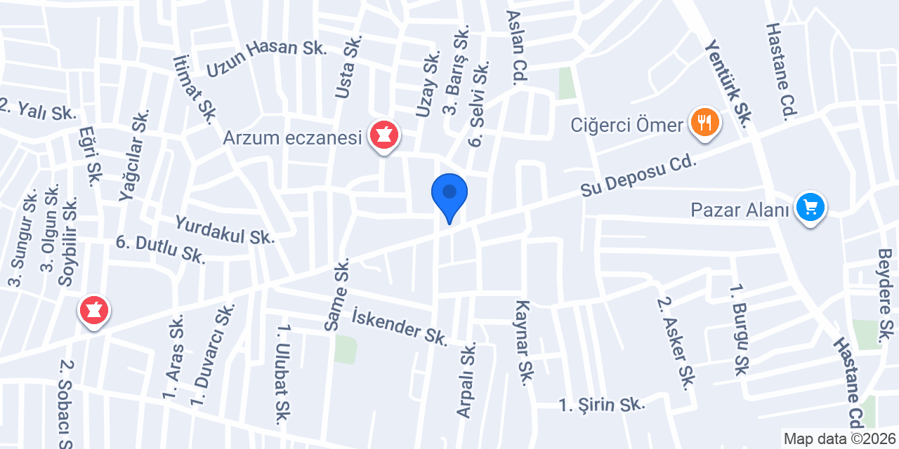 Türkoğlu Alışveriş Merkezi konumu