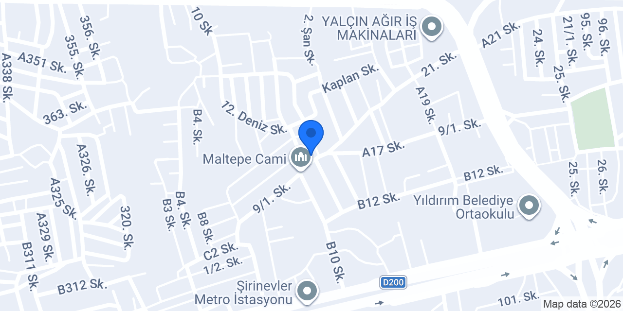 Salon Gülay Eviz konumu
