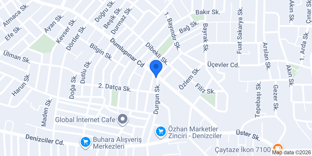 Burcu Market konumu