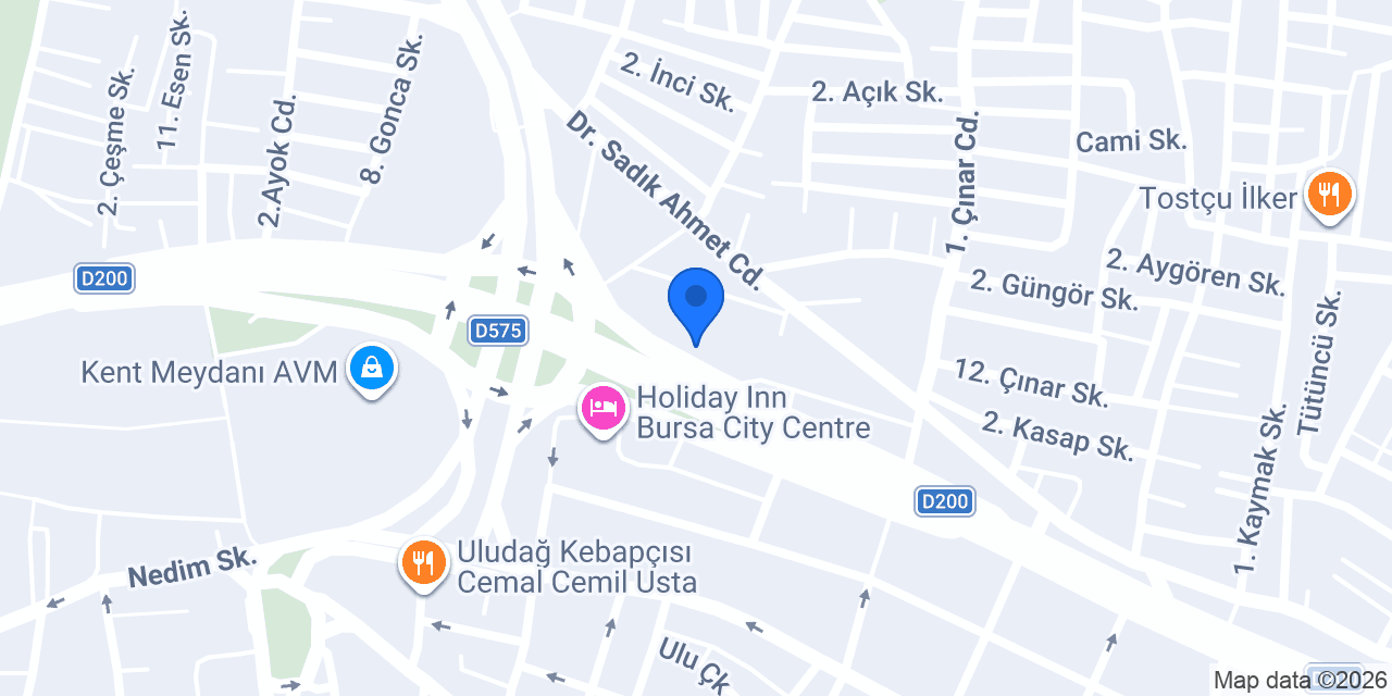 Yapı Kredi - Garajlar Şubesi konumu