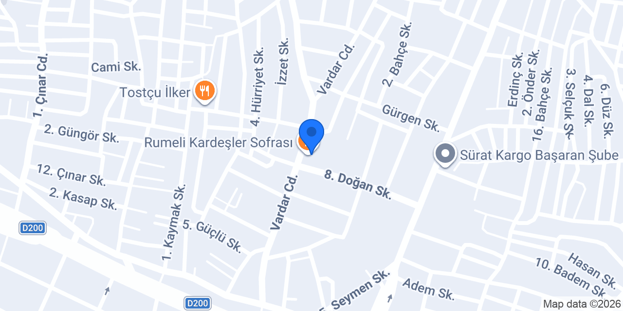 Rumeli Kardeşler Sofrası konumu
