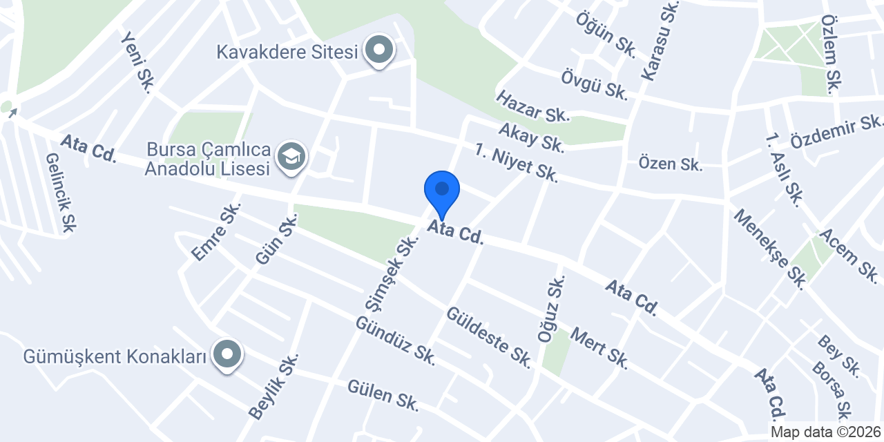 Nilüfer Bostan / Çamlıca Şubesi konumu