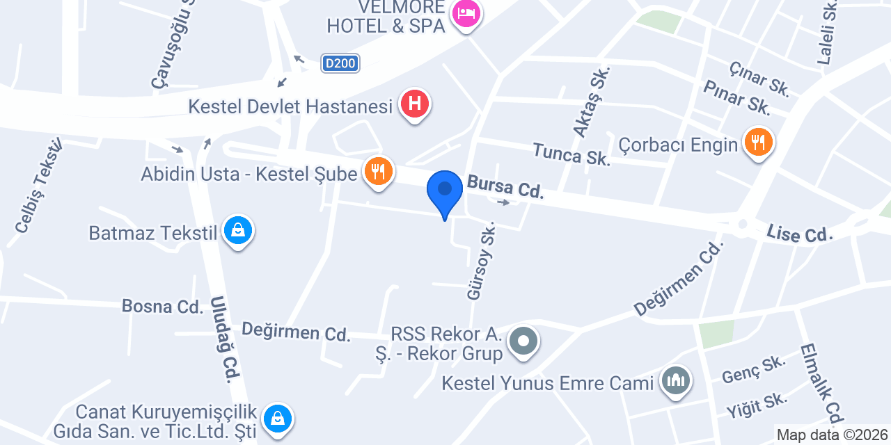 Sözal Kimya konumu