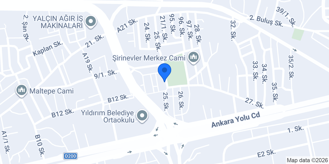 Aras Kıraathanesi ve oyun salonu konumu