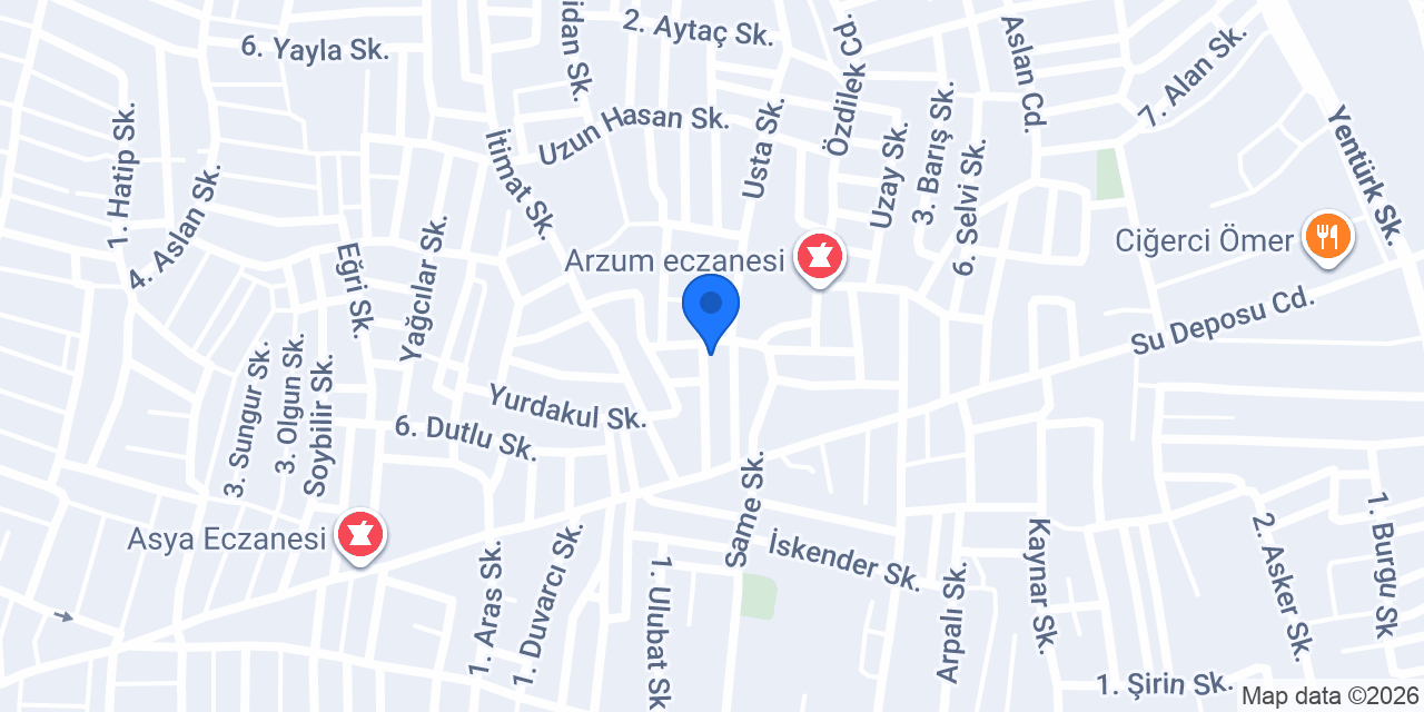 Sezgin Oto Kurtarma konumu