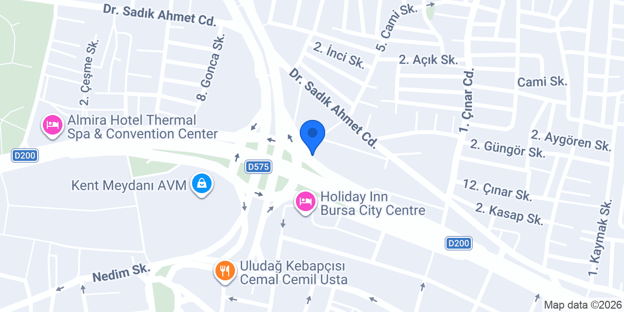Uluyol Sürücü Kursu konumu