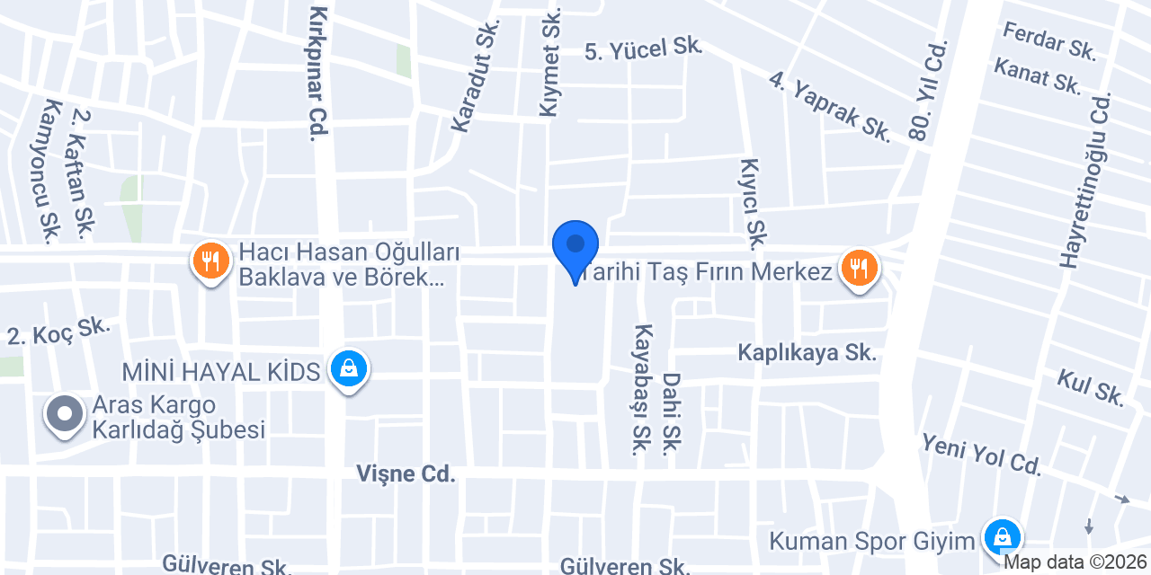 Vişneport AVM konumu