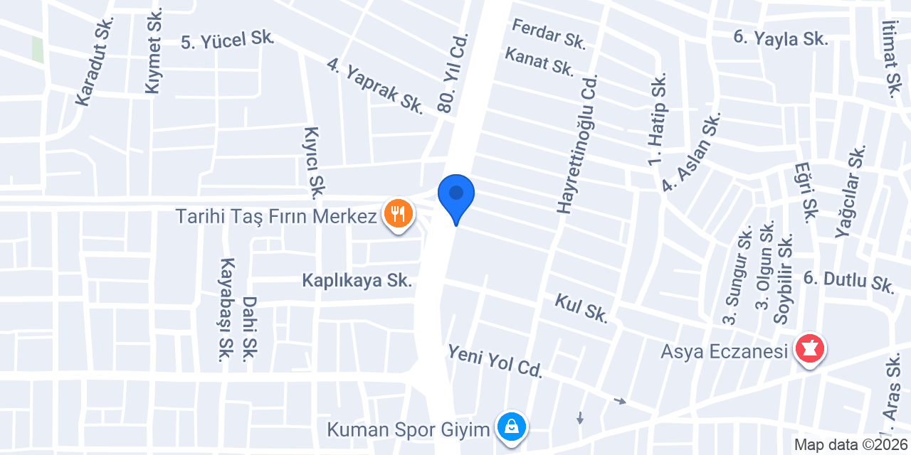 Muhtar Bey Restaurant konumu