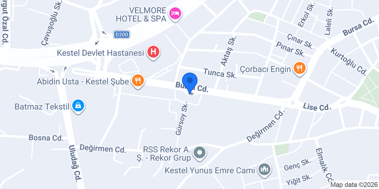 Petrol Ofisi konumu