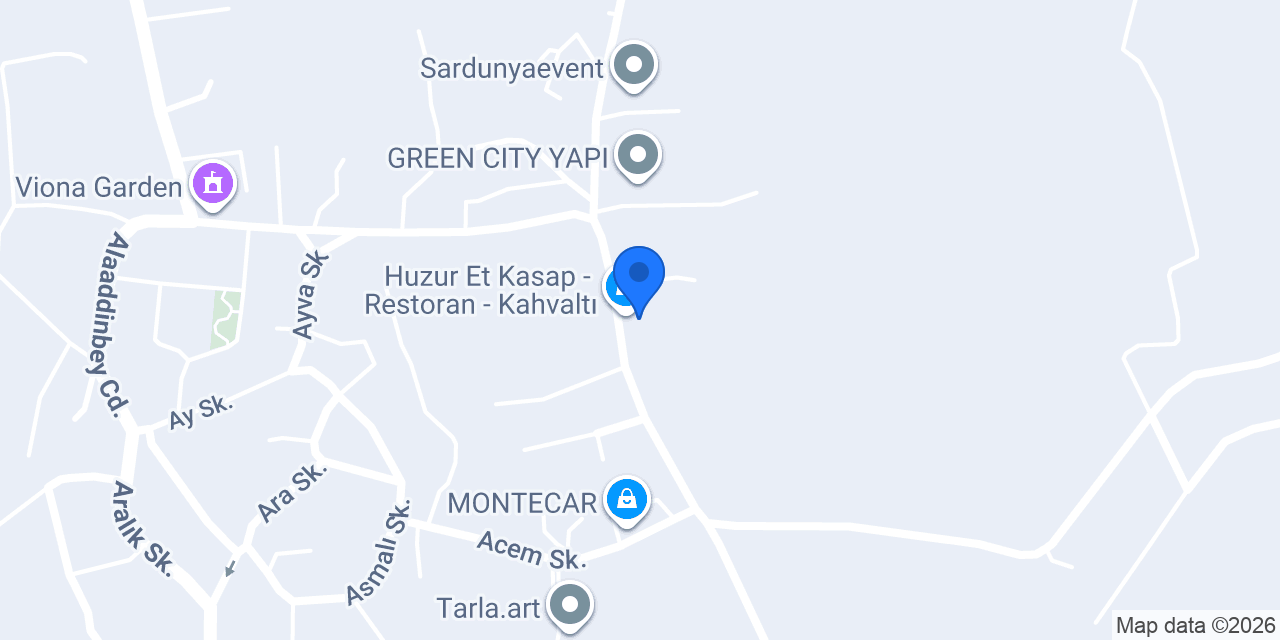 Huzur Çiftliği konumu