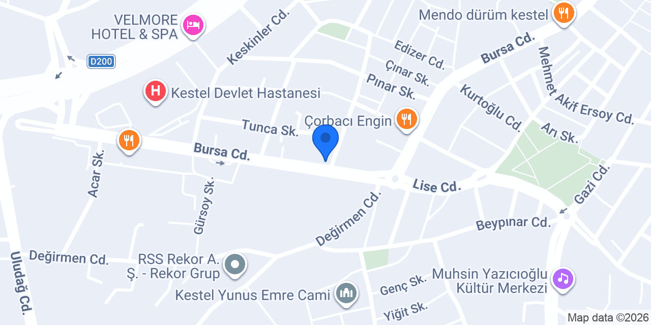 Natural Güveç Evi konumu