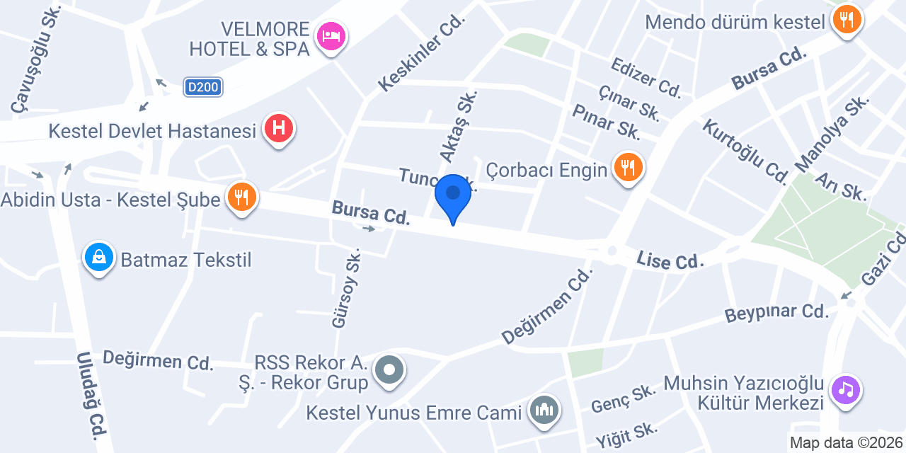 Sönmez Perde Halı konumu