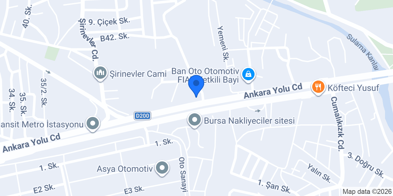 Uzman Oto Özel Servis konumu