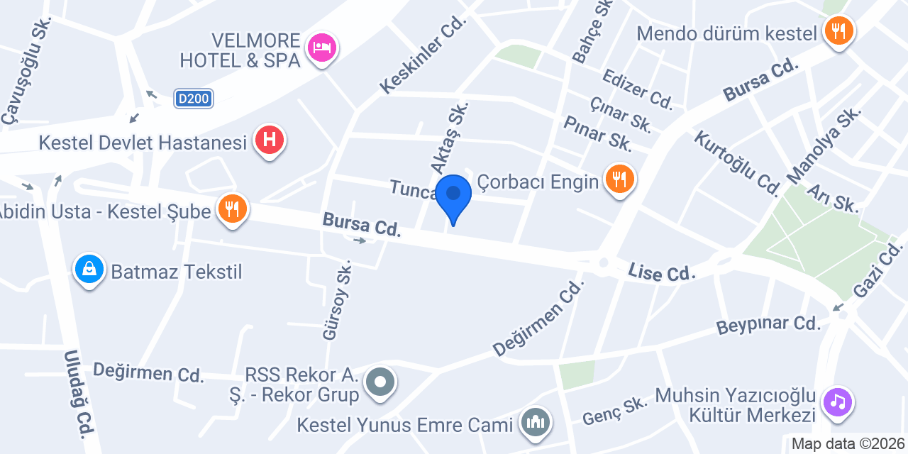 Aras Av Market konumu