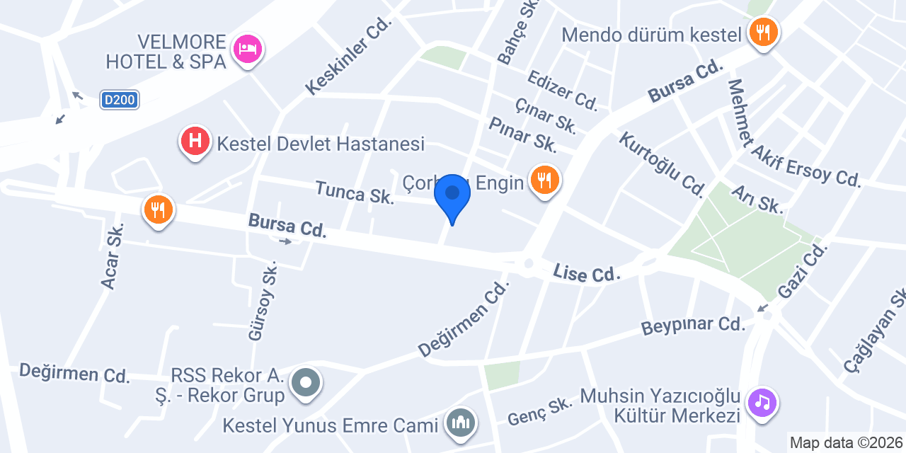 Bozkurt Yaşam konumu