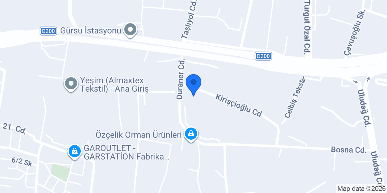 HOME DRESS TEKSTİL A.Ş konumu