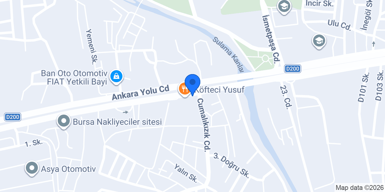 bursa metro sürücü kursu konumu