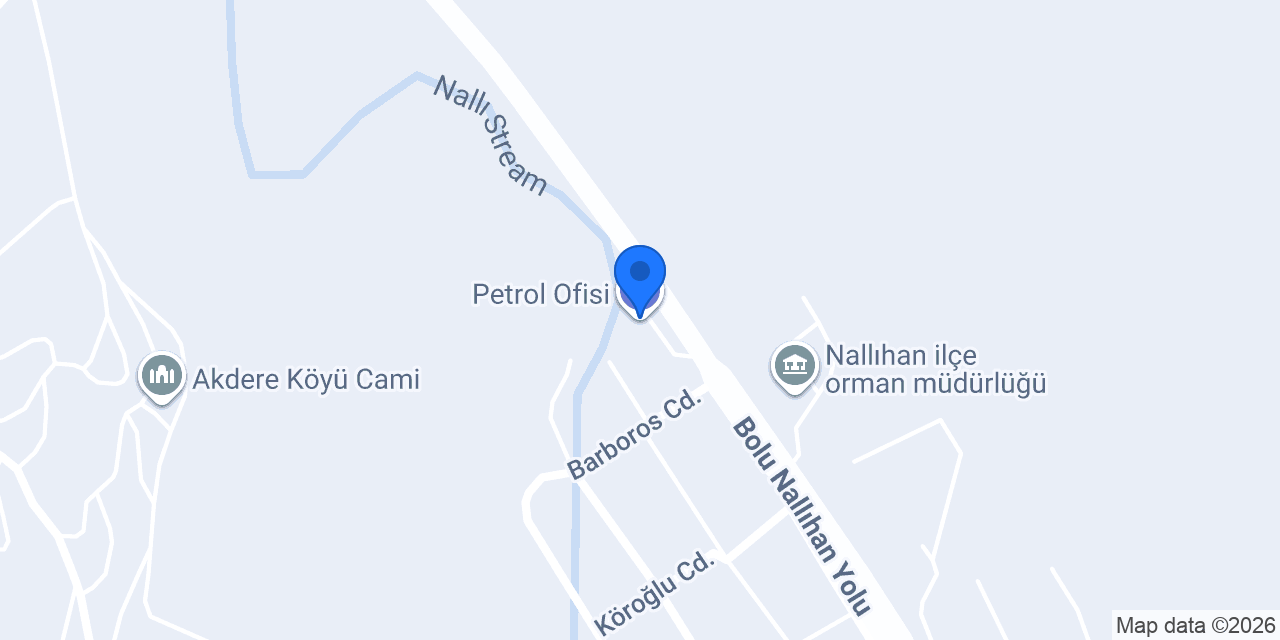 Petrol Ofisi konumu