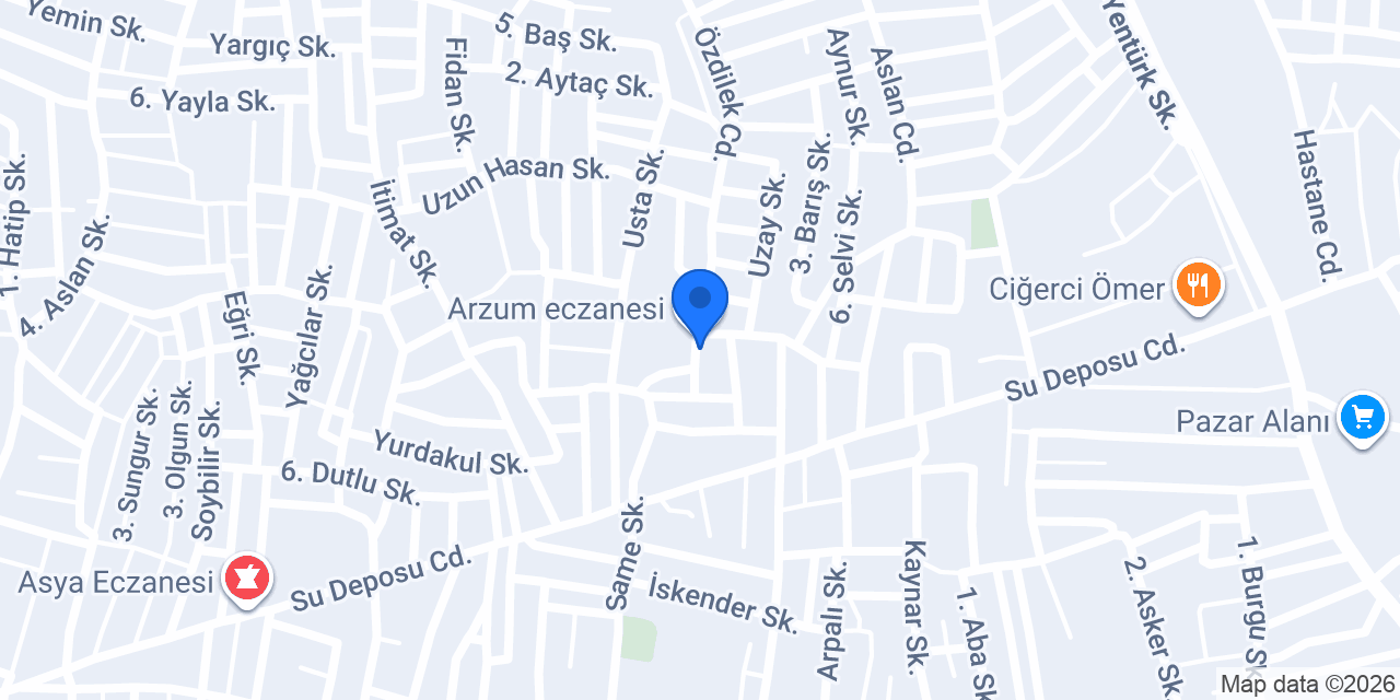 YASEMİN ECZANESİ konumu
