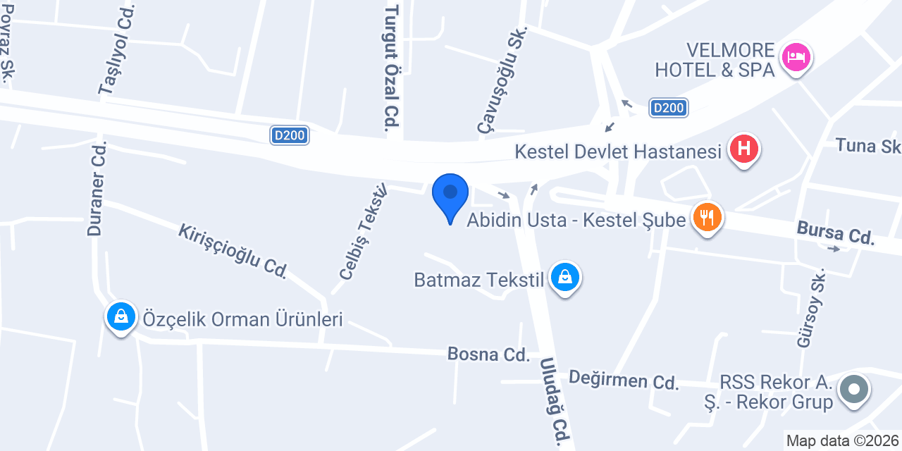Berkin tekstil konumu