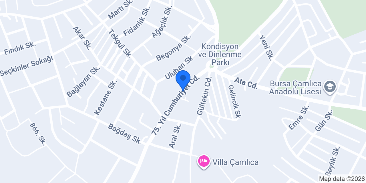 Terra's Çamlıca konumu