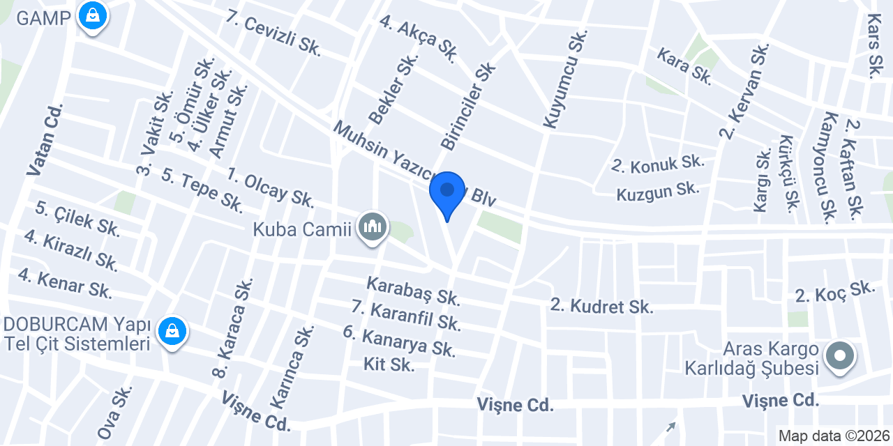 ERMUDO YAĞMURLUK konumu