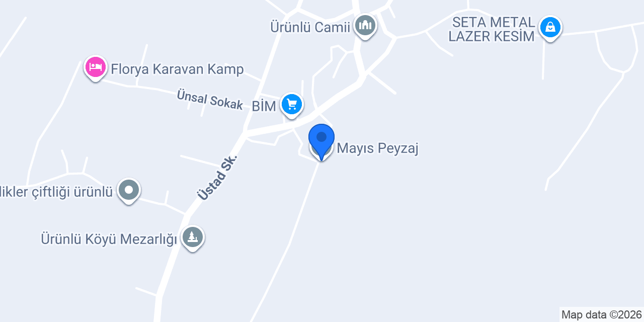 Mayıs Peyzaj konumu
