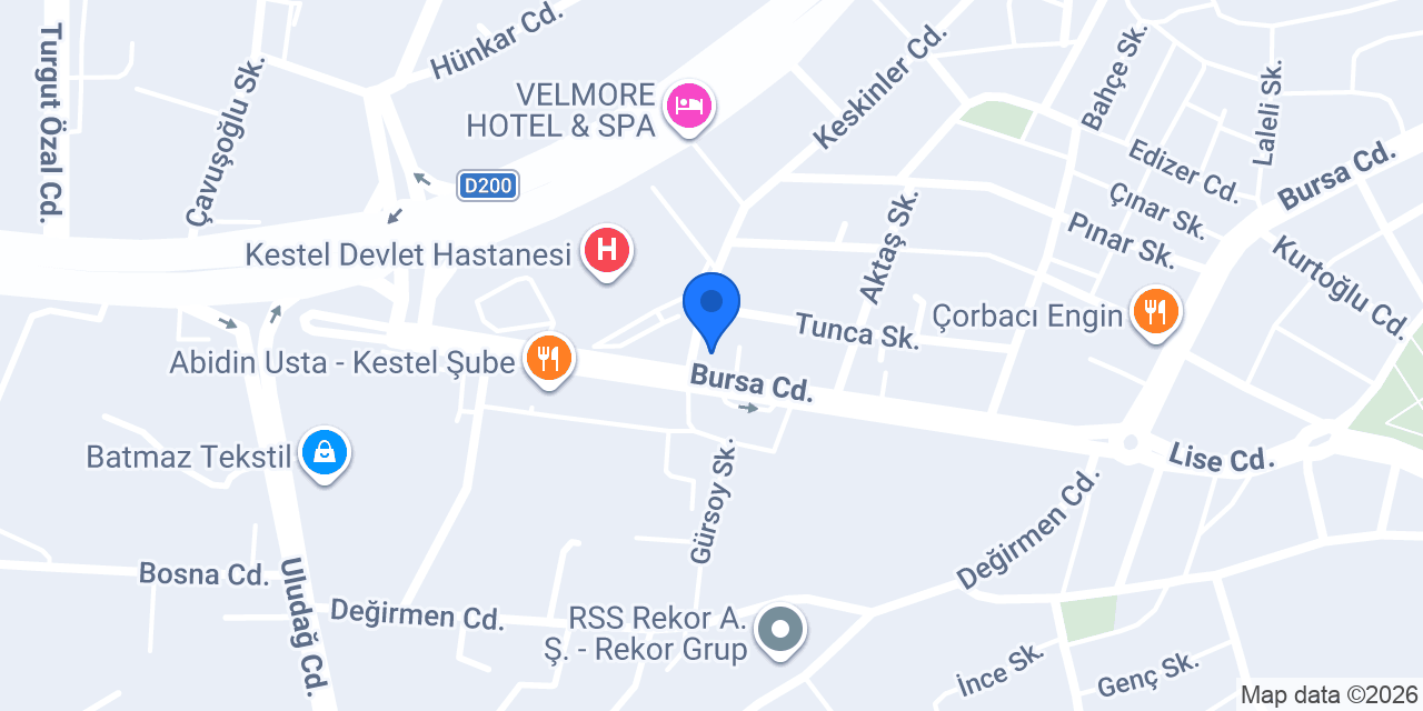 Safa Fidan Üretim Malzemeleri konumu