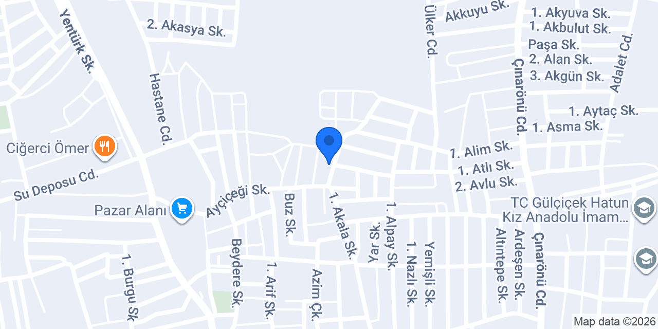 Üçler Nur Ticaret konumu