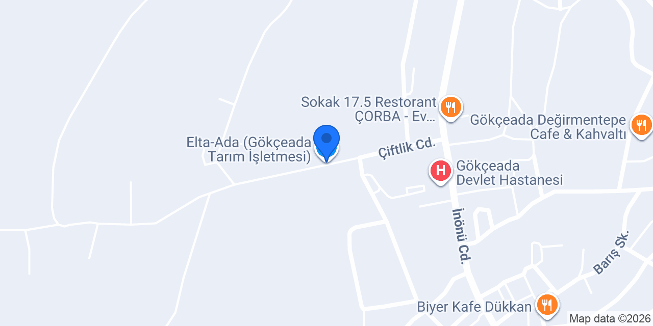 Elta-Ada (Gökçeada Tarım İşletmesi) konumu
