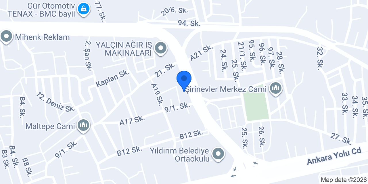 AKYÜZ TEL ÇİT konumu