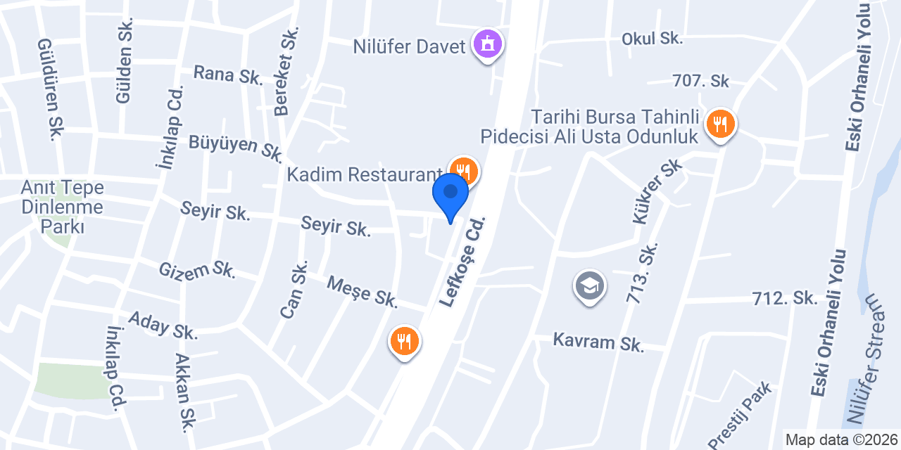 Elka Home Çamlıca konumu