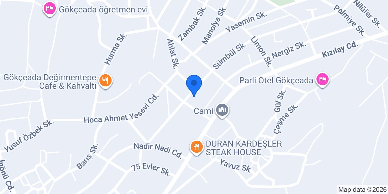 Gökçeada Ortaokulu konumu