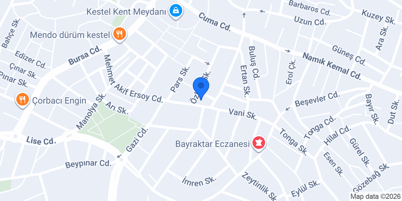 TEKİN ELEKTRİK konumu