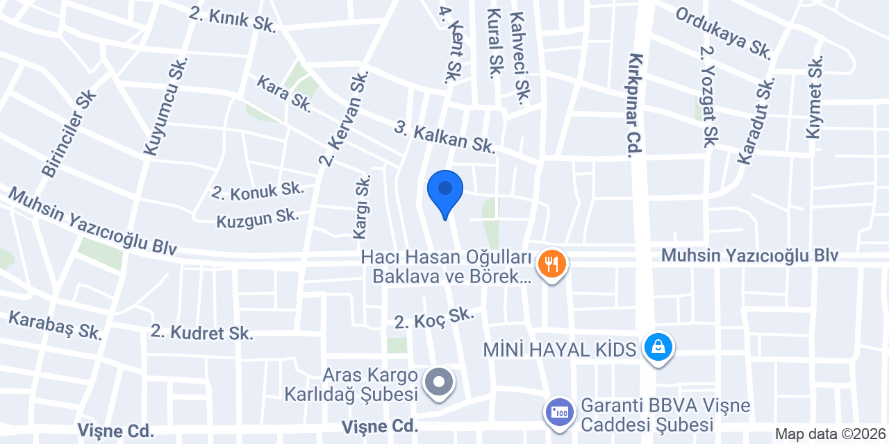 Avokado Ajans konumu