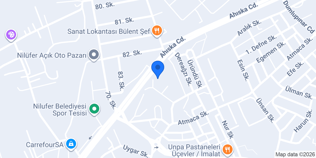 EMRAH OTO PREMİUM AUTO SERVİS - YEDEK PARÇA konumu