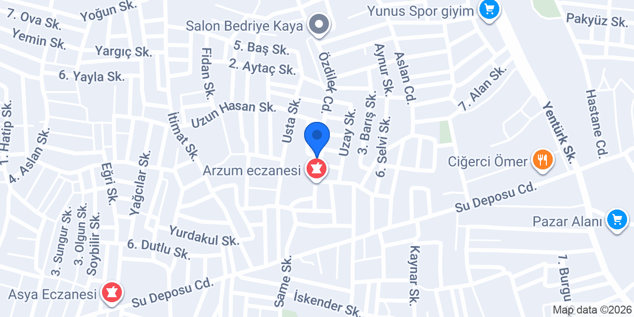 Gonca Eczanesi konumu