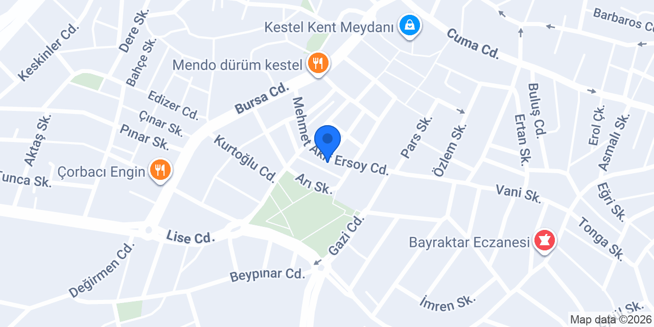 Yüksel Oto Elektrik konumu