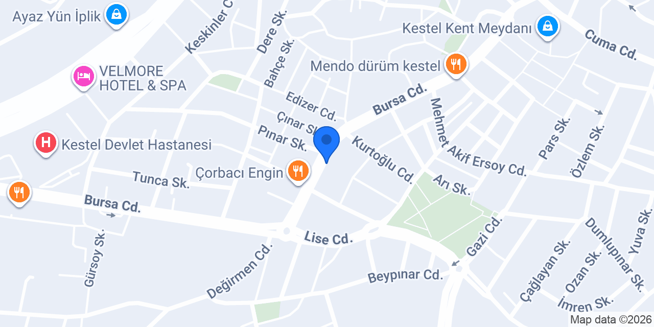 Karlıdağ Mobilya konumu