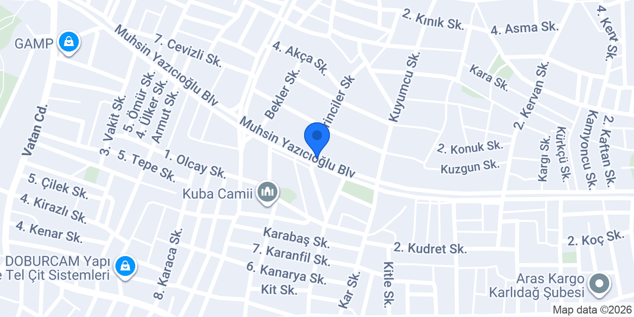 Köklü Oto Yıkama konumu
