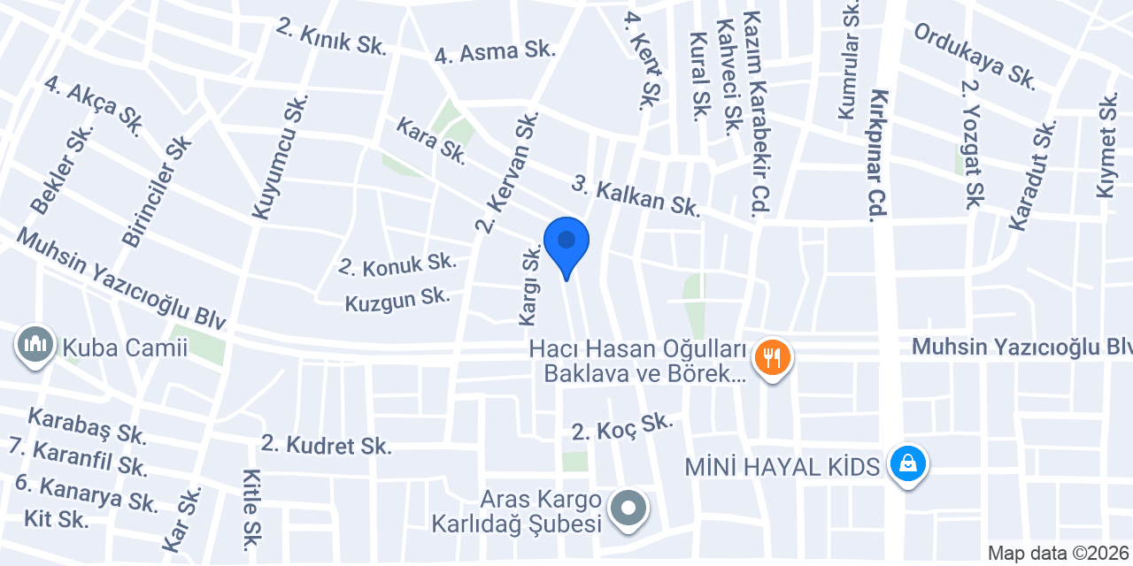 Bursa Nurteks konumu