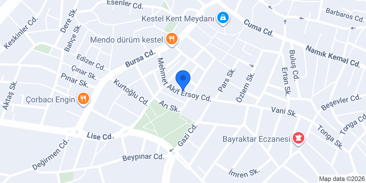 Baysan Proje Yapı İnşaat konumu