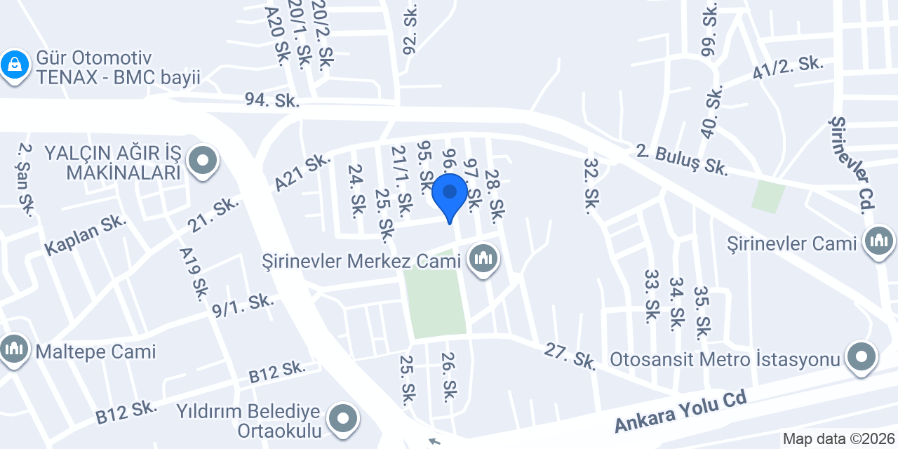 Arda Mobilya Dekorasyon konumu